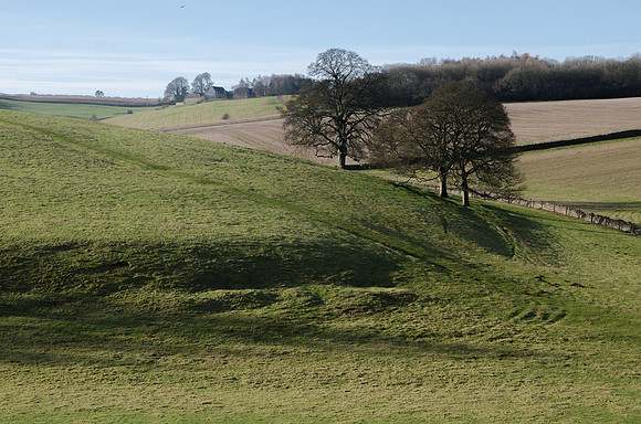 Looking towards Hill Barn, near Hazleton