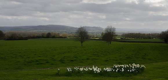 Alderton, Oxenton and the Cotswold Hills (from Conderton, Worcestershire)