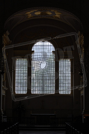 Those short-listed for the commission for a new East window in St Martin's-in-the-Fields, London, were asked to "animate the light". The chosen artist was Iranian - Shirazeh Houshiary.