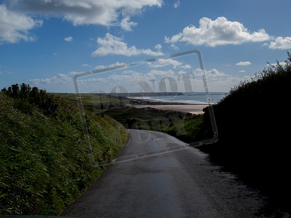 Descending to Freshwater West, Pembrokeshire