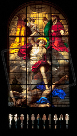 Milan's Duomo - South aisle, East window (just before closing time)