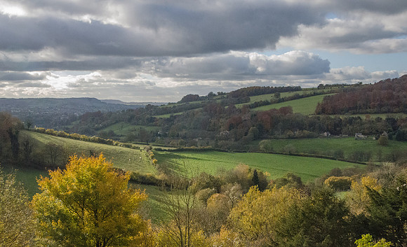 The Slad Valley, from Elcombe