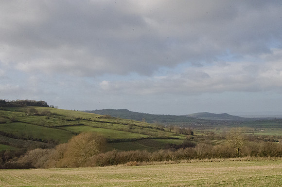 From North Farmcote, towards the Malverns