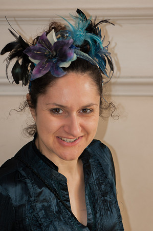 Alexia Lazou from Brighton, today (13th October 2012) brightening up Birmingham, where she's come for the Magic Lantern Society Autumn meeting