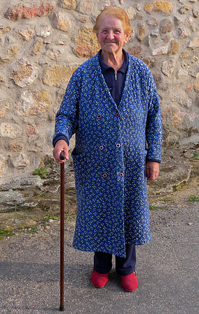 Senior citizen of San Pedro de Rozados, Castile y León