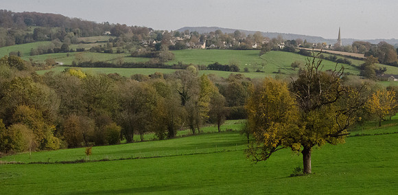 Painswick, from below Edge
