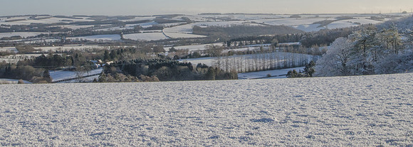 Above Foxcote, towards the A40