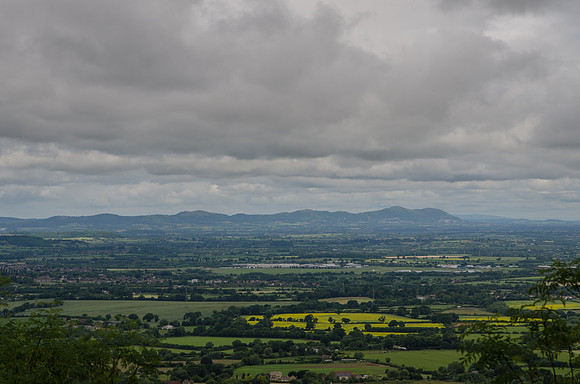 The Severn Vale and Malvern Hills, from near Birdlip