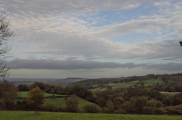 Meon Hill, from above Saintbury