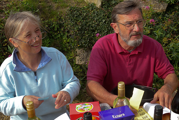 Ruth and Kim Brassington, guardians of the Whittington tombola