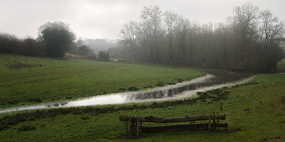 Looking towards Ablington from up river