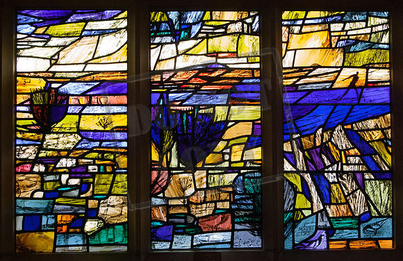 The sower (inspired by open, extensive landscape with distant hills as found in the flatter parts of Western Ireland) - Matt. 13:3 (1985)